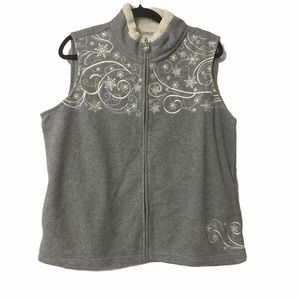 CROFT & BARROW Fleece Vest Size XL